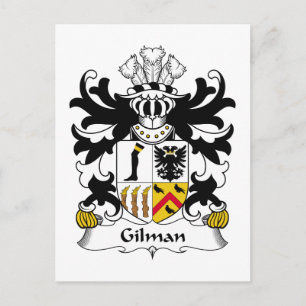 Gilman Familienwappen Postkarte