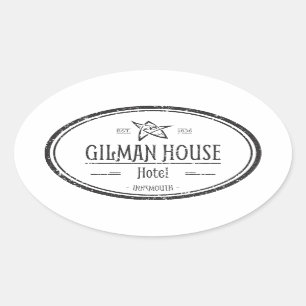 Gilman House Innsmouth Lovecraftian Ovaler Aufkleber