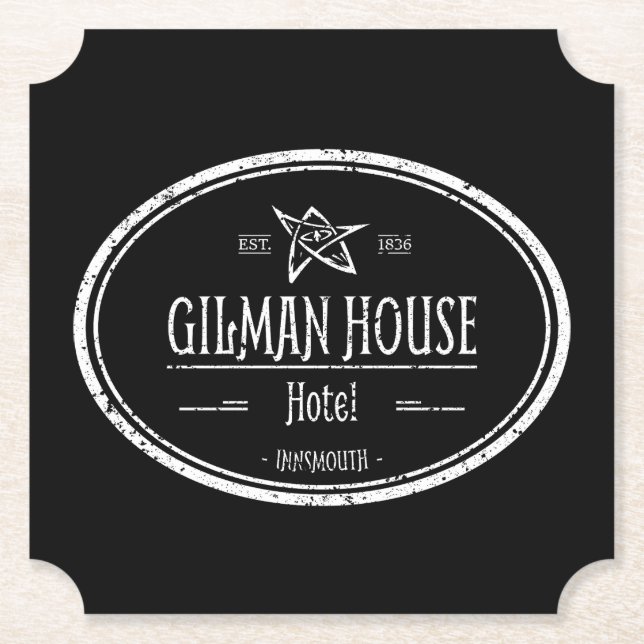Gilman House Innsmouth Lovecraftian Untersetzer (Vorderseite)