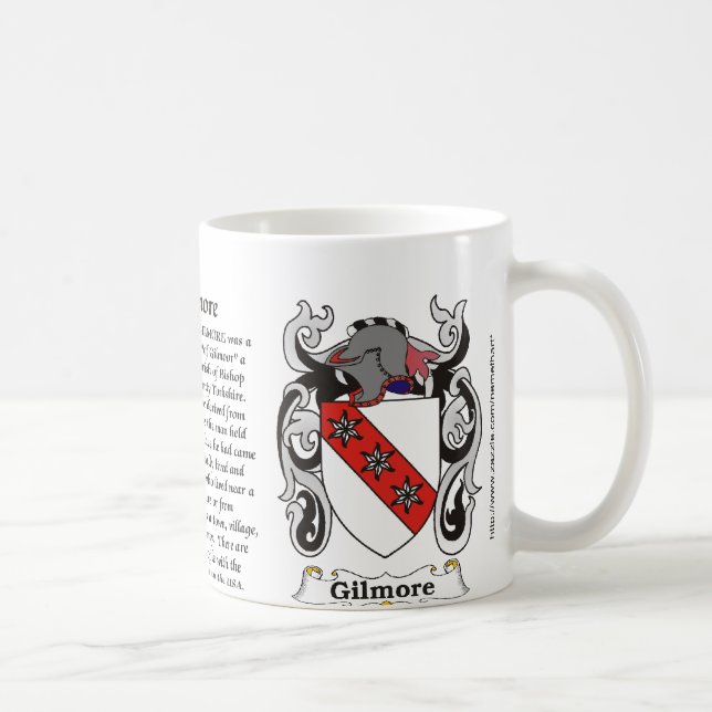 Gilmore Familien-Wappen Tasse (Rechts)