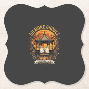 Gilmore Ghouls Halloween-Geist-Gartenpavillon Desi Untersetzer