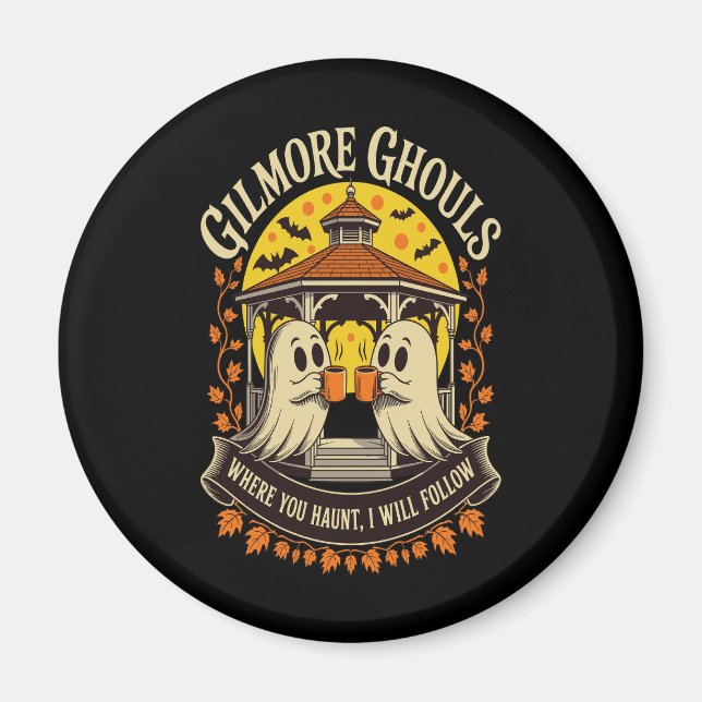 Gilmore Ghouls Halloween Ghost Magnet (Vorne)