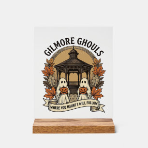Gilmore Ghouls Vintage Halloween Geist Acrylschild