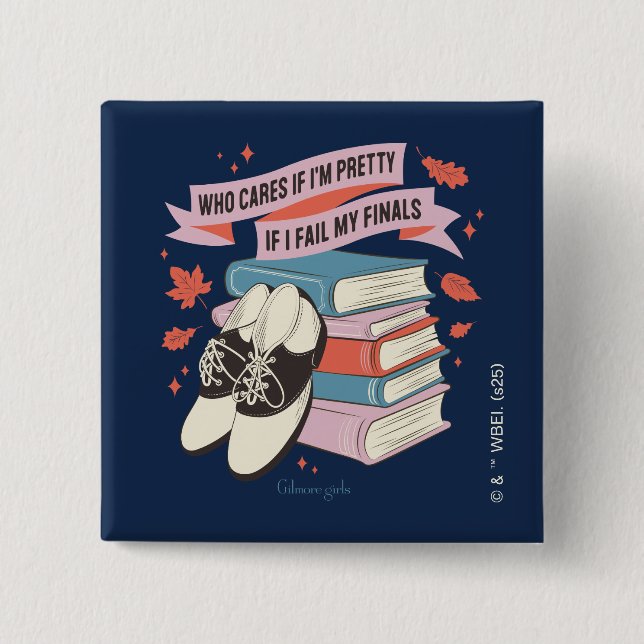 Gilmore Girls Abschlusszitat-Design Button (Vorderseite)