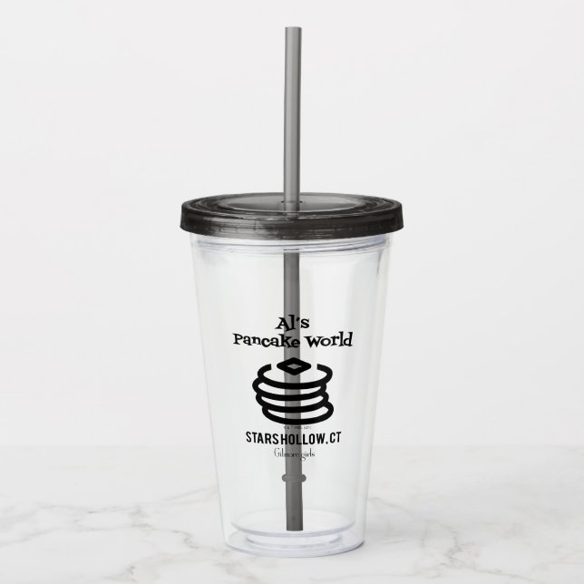 Gilmore Girls | Al's Pancake World Logo Acryltrinkbecher (Vorderseite)