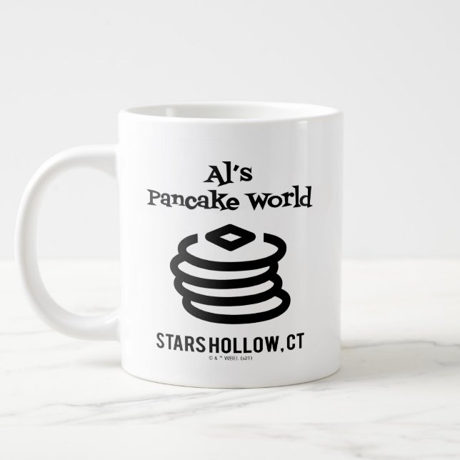 Gilmore Girls | Al's Pancake World Logo Jumbo-Tasse (Links)