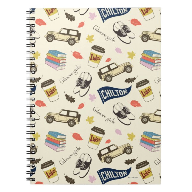 Gilmore Girls Chilton Fall Pattern Notizblock (Vorderseite)