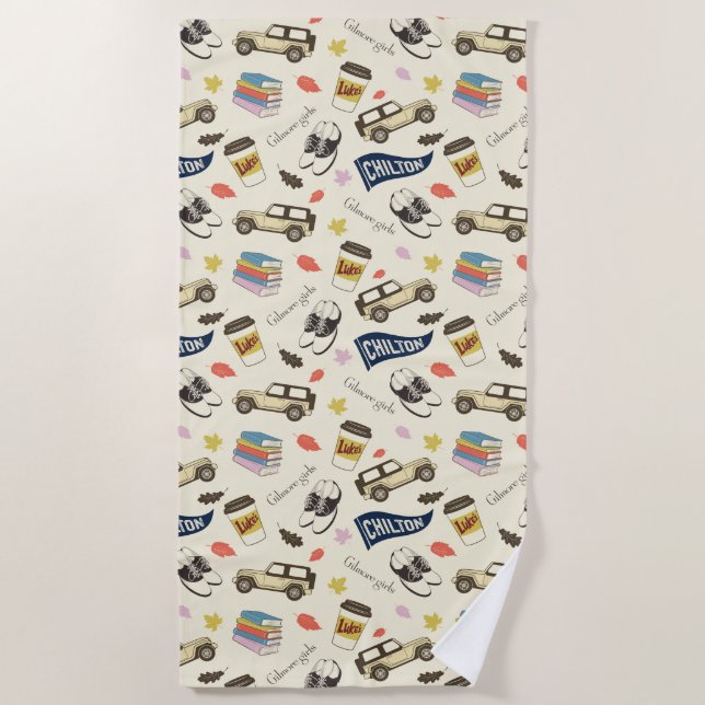 Gilmore Girls Chilton Fall Pattern Strandtuch (Vorderseite)