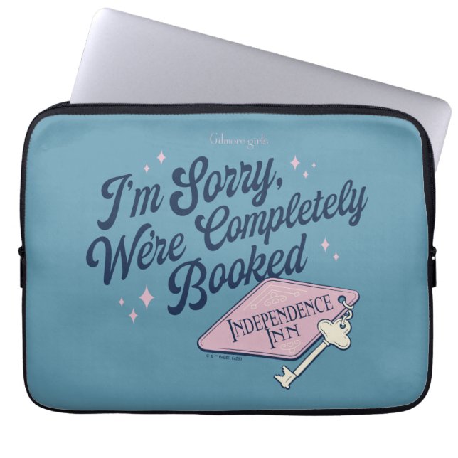 Gilmore Girls Completely Booked Design Laptopschutzhülle (Vorderseite)