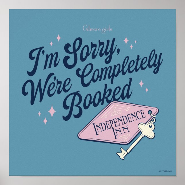 Gilmore Girls Completely Booked Design Poster (Vorne)