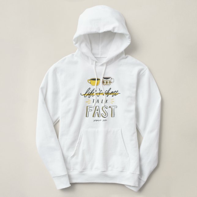 Gilmore Girls | Der Kurze Vortrag im Leben schnell Hoodie (Design vorne)