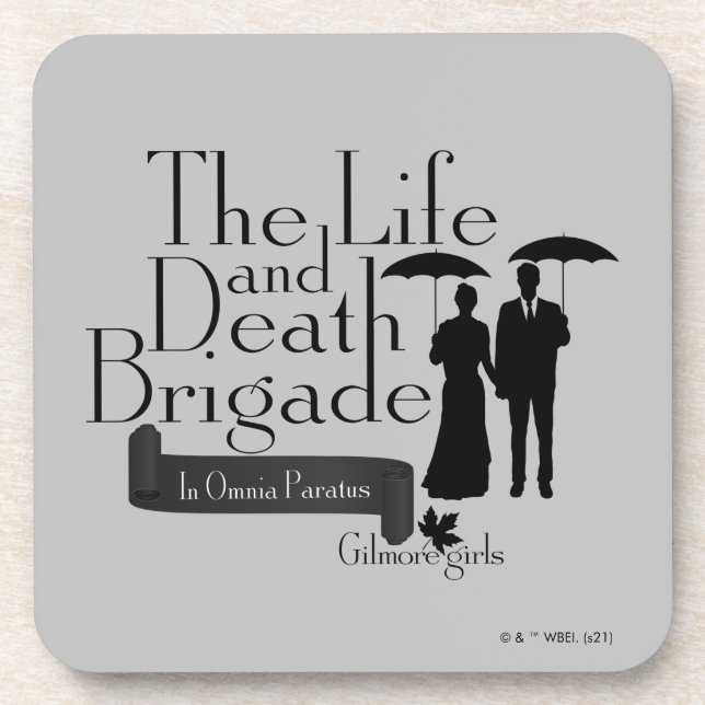 Gilmore Girls | Die Brigade des Lebens und des Tod Getränkeuntersetzer (Vorderseite)
