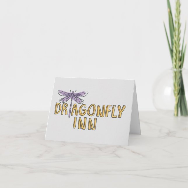 Gilmore Girls | Dragonfly-Inn-Wasserfarben-Logo (Vorderseite)