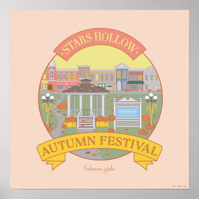Gilmore Girls | Festival Moon and Stars Poster (Vorne)