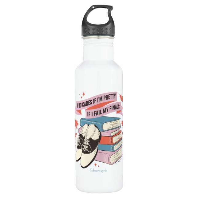 Gilmore Girls Finals Quote Design Edelstahlflasche (Vorderseite)