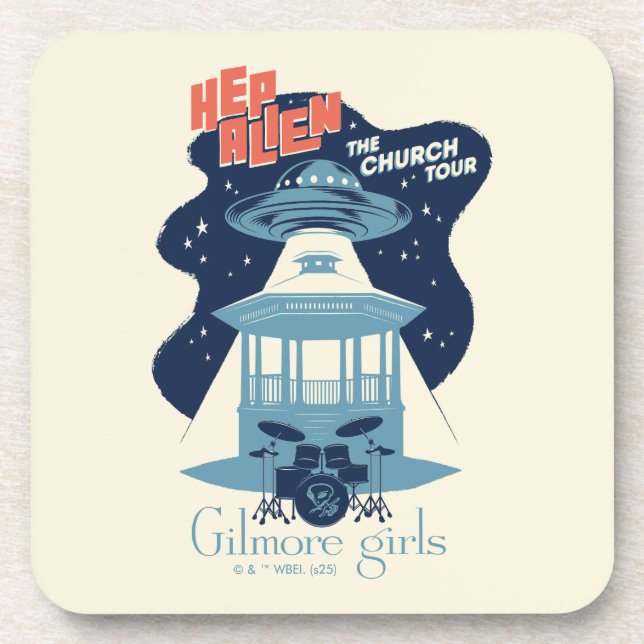 Gilmore Girls Hep Alien Church Tour Getränkeuntersetzer (Vorderseite)