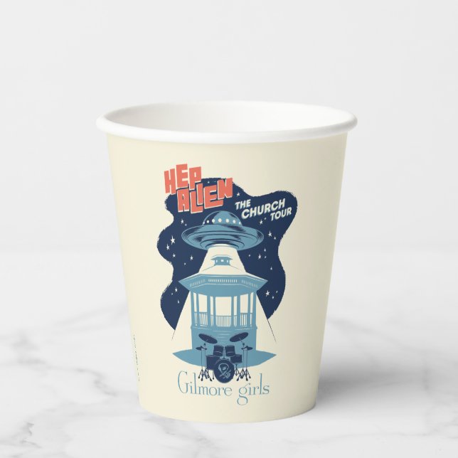 Gilmore Girls Hep Alien Church Tour Pappbecher (Vorderseite)
