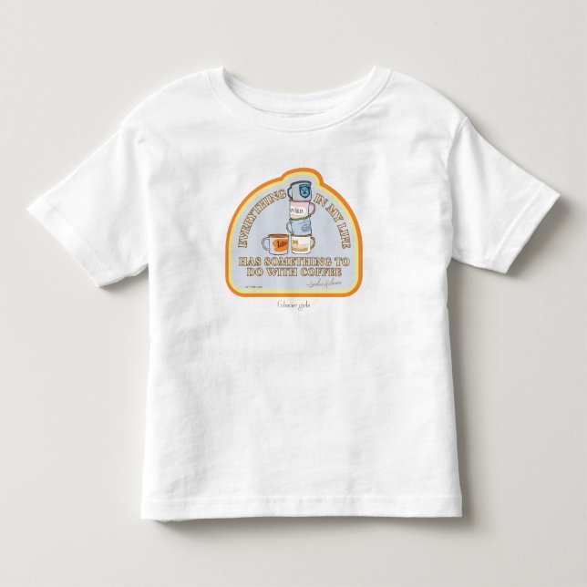 Gilmore Girls | Kaffeekonzept Grafisch Kleinkind T-shirt (Vorderseite)