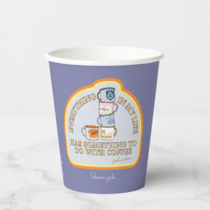 Gilmore Girls   Kaffeekonzept Grafisch Pappbecher