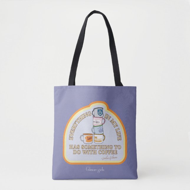 Gilmore Girls | Kaffeekonzept Grafisch Tasche (Vorderseite)