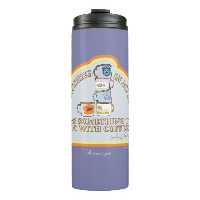 Gilmore Girls | Kaffeekonzept Grafisch Thermosbecher (Vorderseite)