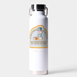 Gilmore Girls Kaffeekonzept Grafisch Trinkflasche