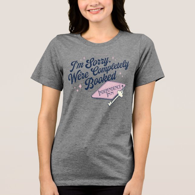 Gilmore Girls Komplett gebuchtes Design Tri-Blend Shirt (Vorderseite)