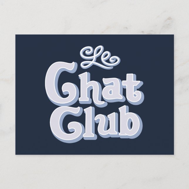 Gilmore Girls | Le Chat Club Postkarte (Vorderseite)