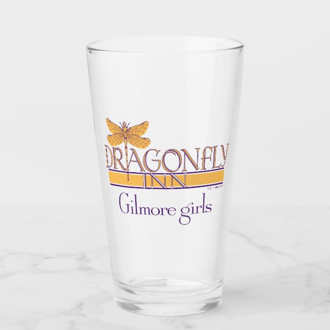 Gilmore Girls | Logo des Dragonfly Inn Glas (Vorderseite)