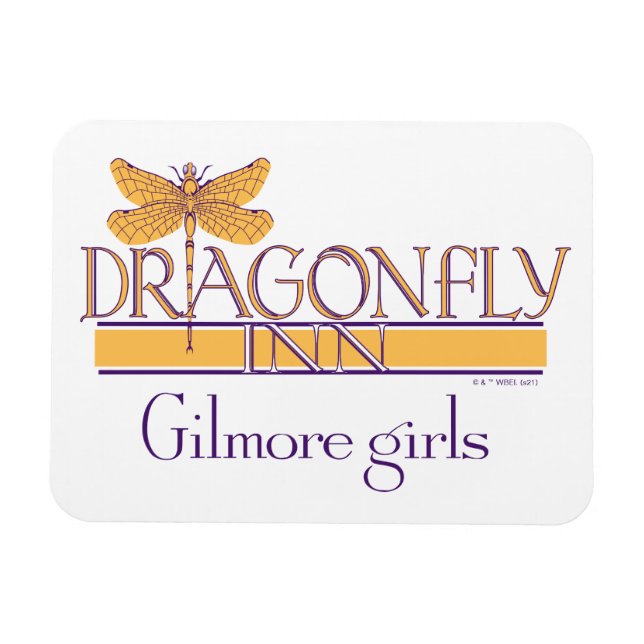 Gilmore Girls | Logo des Dragonfly Inn Magnet (Horizontal)