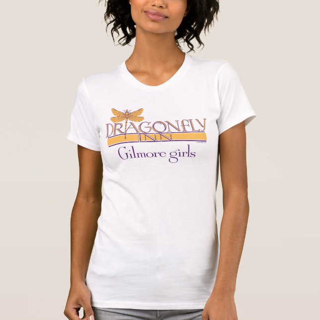 Gilmore Girls | Logo des Dragonfly Inn T-Shirt (Vorderseite)