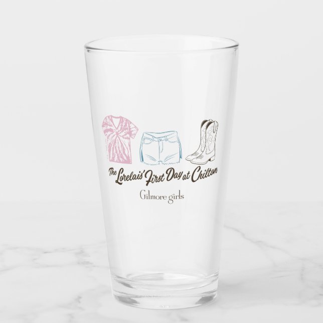 Gilmore Girls Lorelai Chilton Outfit Design Glas (Vorderseite)