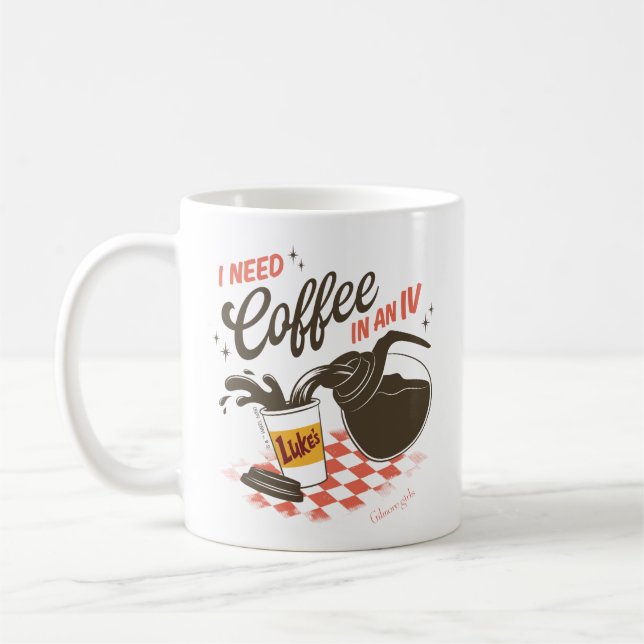 Gilmore Girls Luke’s Coffee IV Quote Kaffeetasse (Links)