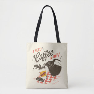 Gilmore Girls Luke’s Coffee IV Zitat Tasche