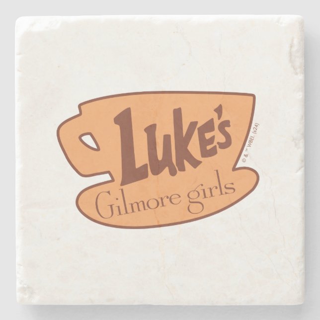 Gilmore Girls Luke’s Diner Logo Steinuntersetzer (Vorderseite)