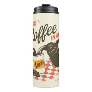 Gilmore Girls Luke’s Kaffee IV Zitat Thermosbecher