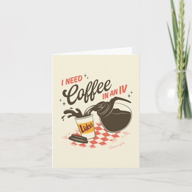 Gilmore Girls Luke's Coffee IV Zitat (Vorderseite)