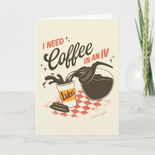 Gilmore Girls Luke's Coffee IV Zitat Karte
