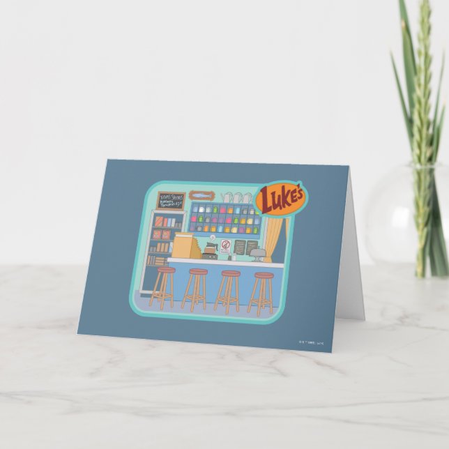 Gilmore Girls | Luke's Diner Graphic Karte (Vorderseite)