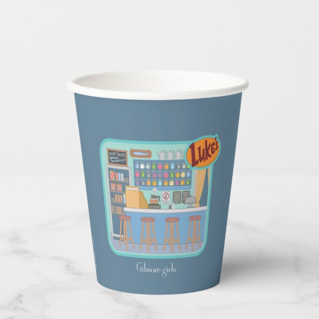 Gilmore Girls | Luke's Diner Graphic Pappbecher (Vorderseite)