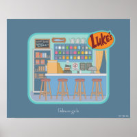 Gilmore Girls | Luke's Diner Graphic