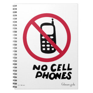 Gilmore Girls   Luke's Diner - keine Mobiltelefone Notizblock