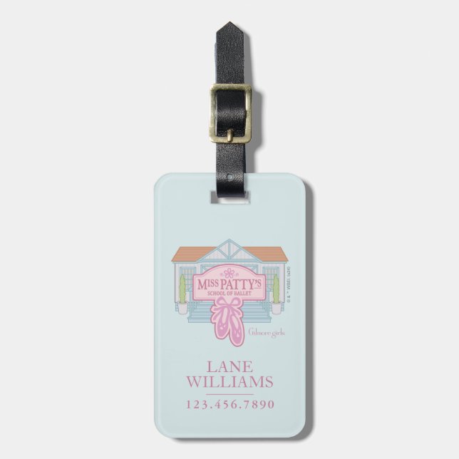 Gilmore Girls | Miss Patty's School of Ballet Gepäckanhänger (Vorderseite vertikal)