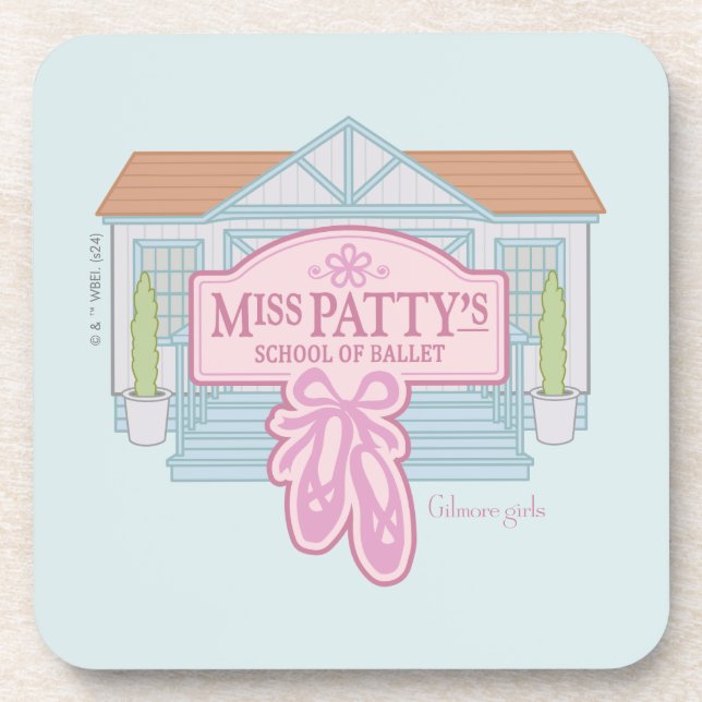 Gilmore Girls | Miss Patty's School of Ballet Getränkeuntersetzer (Vorderseite)