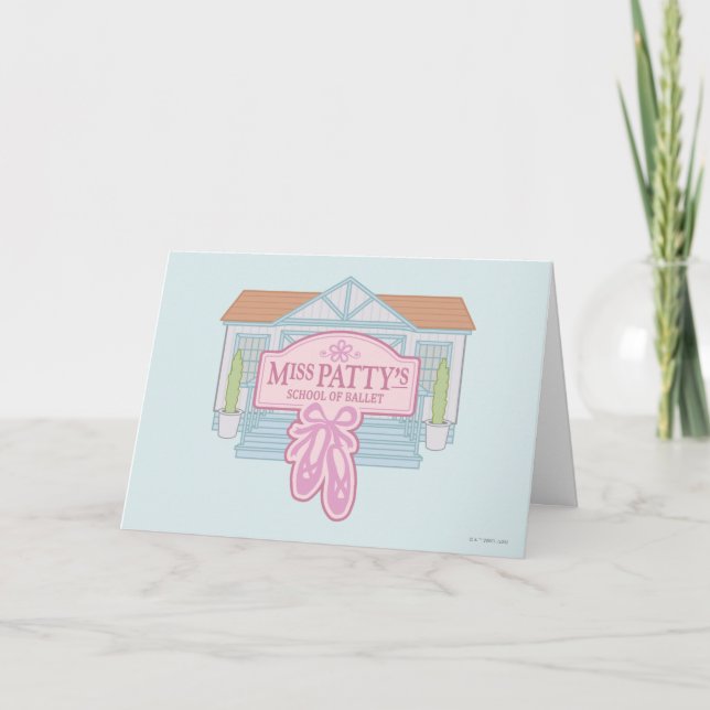 Gilmore Girls | Miss Patty's School of Ballet Karte (Vorderseite)
