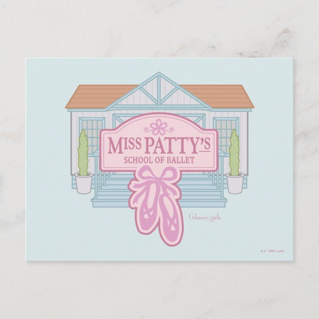 Gilmore Girls | Miss Patty's School of Ballet Postkarte (Vorderseite)