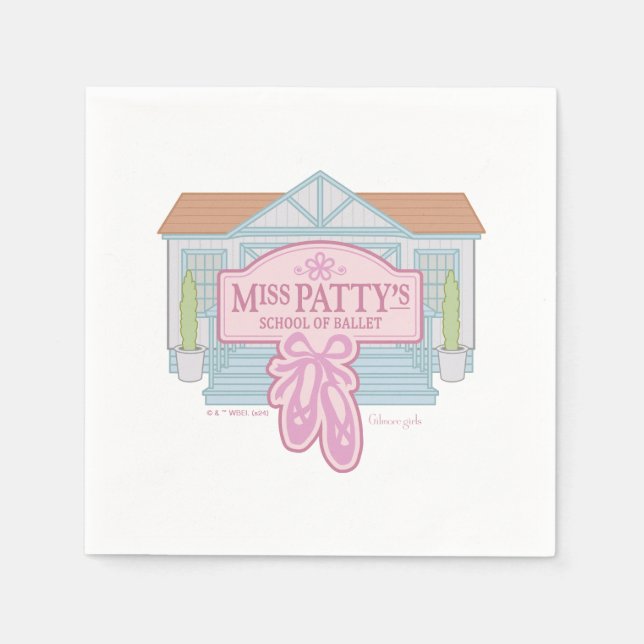 Gilmore Girls | Miss Patty's School of Ballet Serviette (Vorderseite)