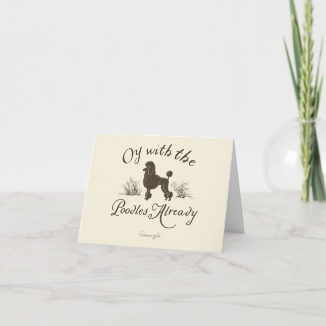 Gilmore Girls | Oy With the PoodlesDesign (Devant)