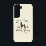 Gilmore Girls | Oy With the PoodlesDesign Samsung Galaxy Hülle<br><div class="desc">Embrace one of the most iconic and quirky Gilmore Girls quotes with this vintage-style “Oy with the Poodles Already” design. Featuring an elegant illustrated poodle framed by grass and whimsical script typography, this fan-favorite moment captures Lorelai’s signature humor and fast-talking charm. A perfect pick for those who love Stars Hollow...</div>