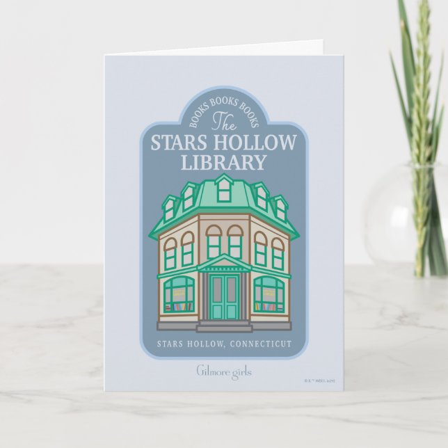 Gilmore Girls | Stars Hollow Library Karte (Vorderseite)